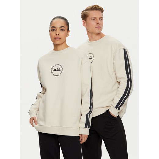 Ellesse Bluza Unisex Salzburg SHX21065 Beżowy Regular Fit ze sklepu MODIVO w kategorii Bluzy męskie - zdjęcie 182597642