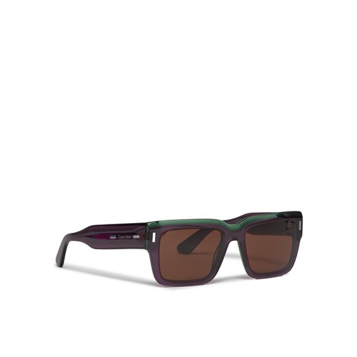 Calvin Klein Okulary przeciwsłoneczne CK23538S Fioletowy ze sklepu MODIVO w kategorii Okulary przeciwsłoneczne damskie - zdjęcie 182597650