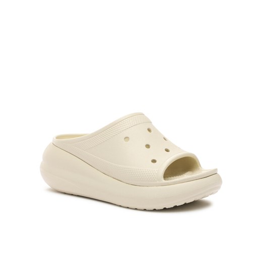 Crocs Klapki Crocs Crush Slide 208731 Beżowy ze sklepu MODIVO w kategorii Klapki damskie - zdjęcie 182597690