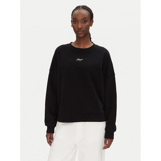 BOSS Bluza C_Esweaty 50547974 Czarny Relaxed Fit ze sklepu MODIVO w kategorii Bluzy damskie - zdjęcie 182597691