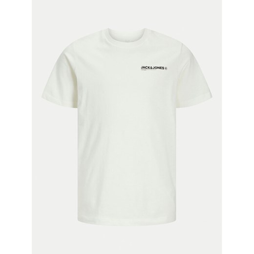 Jack&Jones Junior T-Shirt Hawaii 12269831 Biały Regular Fit ze sklepu MODIVO w kategorii T-shirty chłopięce - zdjęcie 182597760