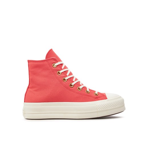 Converse Trampki Chuck Taylor All Star Lift Platform Canvas A09914C Różowy ze sklepu MODIVO w kategorii Trampki damskie - zdjęcie 182597804