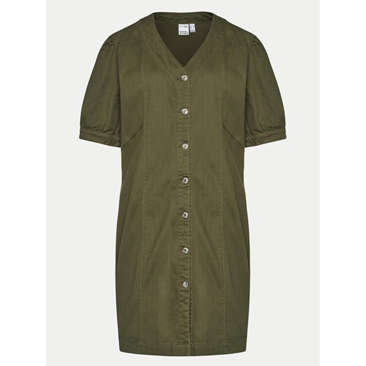 Vero Moda Curve Sukienka codzienna Wild Gena 10302450 Zielony Regular Fit ze sklepu MODIVO w kategorii Sukienki - zdjęcie 182597841
