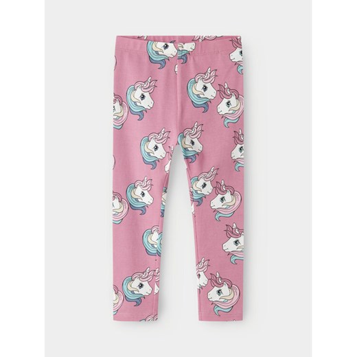 NAME IT Legginsy 13233941 Różowy Regular Fit ze sklepu MODIVO w kategorii Spodnie dziewczęce - zdjęcie 182597893