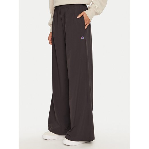 Champion Spodnie dresowe 117472 Czarny Wide Leg ze sklepu MODIVO w kategorii Spodnie damskie - zdjęcie 182597953