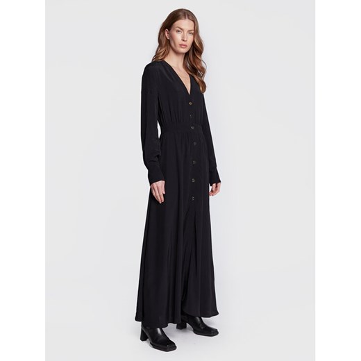 Sisley Sukienka koszulowa 4B5FLV01P Czarny Regular Fit ze sklepu MODIVO w kategorii Sukienki - zdjęcie 182597973