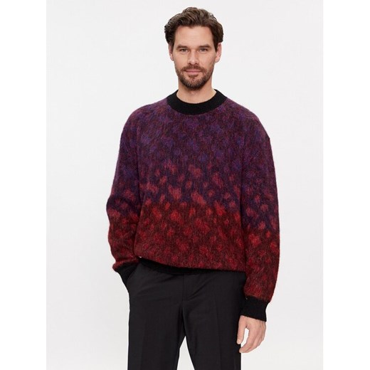 Boss Sweter Miracolo 50500679 Kolorowy Regular Fit ze sklepu MODIVO w kategorii Swetry męskie - zdjęcie 182597982