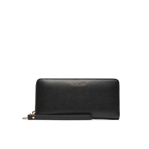 MICHAEL Michael Kors Duży Portfel Damski 32F4GJ6T3L Czarny ze sklepu MODIVO w kategorii Portfele damskie - zdjęcie 182597983