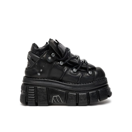 NEW ROCK Sneakersy M-106-S29 Czarny ze sklepu MODIVO w kategorii Buty sportowe damskie - zdjęcie 182598031
