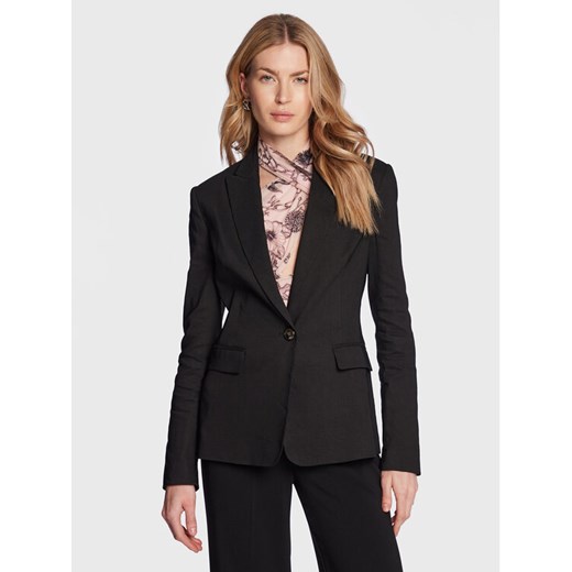 Pinko Marynarka Equilibrato 100987 A0IM Czarny Slim Fit ze sklepu MODIVO w kategorii Marynarki damskie - zdjęcie 182598041