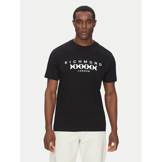 Richmond X T-Shirt UMP25004TS Czarny Regular Fit ze sklepu MODIVO w kategorii T-shirty męskie - zdjęcie 182598072