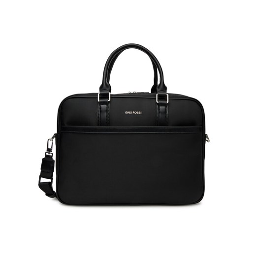 Gino Rossi Torba na laptopa 06A10936-3 Czarny ze sklepu MODIVO w kategorii Torby na laptopa - zdjęcie 182598094