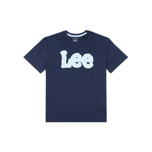 Lee T-Shirt Large Puff Print LEE0138 Granatowy Regular Fit Lee 15_16Y MODIVO