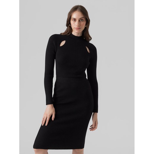 Vero Moda Sweter 10290675 Czarny Slim Fit ze sklepu MODIVO w kategorii Swetry damskie - zdjęcie 182598203