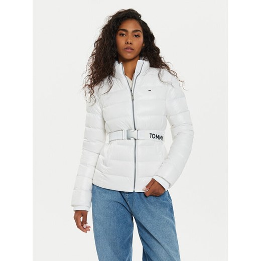 Tommy Jeans Kurtka puchowa DW0DW18826 Biały Slim Fit ze sklepu MODIVO w kategorii Kurtki damskie - zdjęcie 182598242