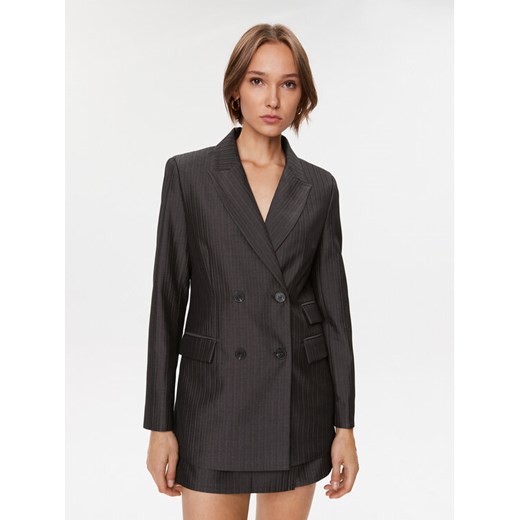 Bruuns Bazaar Marynarka Need Linda BBW3544 Szary Regular Fit ze sklepu MODIVO w kategorii Marynarki damskie - zdjęcie 182598262