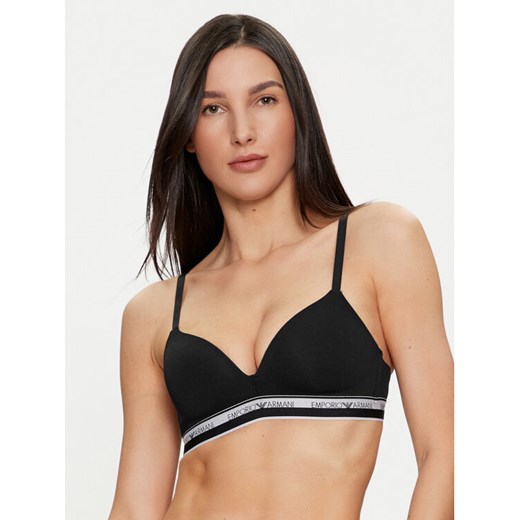 Emporio Armani Underwear Biustonosz bezfiszbinowy 164410 4R227 00020 Czarny ze sklepu MODIVO w kategorii Biustonosze - zdjęcie 182598320