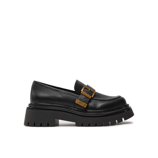 TWINSET Loafersy Mocassino 242TCP044 Czarny ze sklepu MODIVO w kategorii Lordsy damskie - zdjęcie 182598321