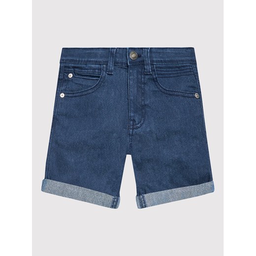 United Colors Of Benetton Szorty jeansowe 4KV9C9003 Niebieski Slim Fit ze sklepu MODIVO w kategorii Spodenki chłopięce - zdjęcie 182598331
