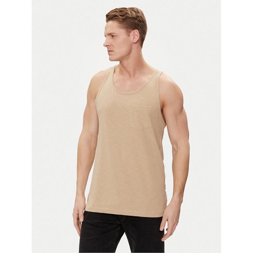 Jack&Jones Tank top Tampa Slub 12252180 Beżowy Standard Fit XL MODIVO