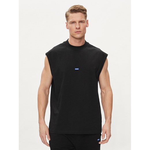 Hugo Tank top Navertz 50509773 Czarny Regular Fit ze sklepu MODIVO w kategorii T-shirty męskie - zdjęcie 182598382