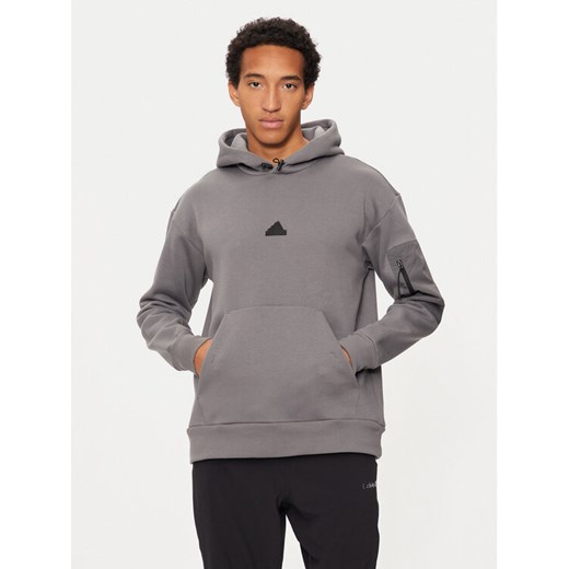 adidas Bluza City Escape IY1518 Szary Regular Fit XXL MODIVO
