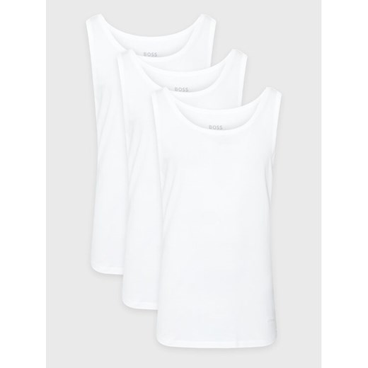 Boss Komplet 3 tank topów 50475278 Biały Regular Fit ze sklepu MODIVO w kategorii T-shirty męskie - zdjęcie 182598412