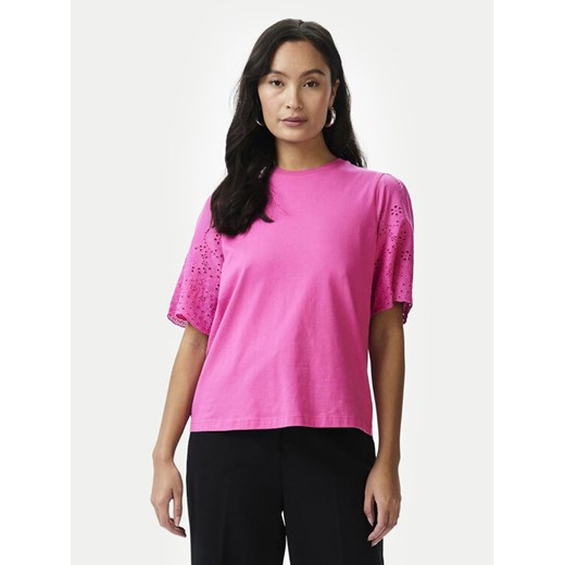 YAS T-Shirt Lex 26033890 Różowy Regular Fit Yas L MODIVO