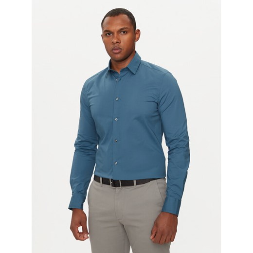 Sisley Koszula 5CNX5QL19 Niebieski Slim Fit Sisley 45 MODIVO