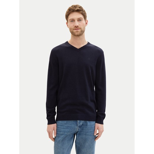 Tom Tailor Sweter 1038427 Granatowy Regular Fit ze sklepu MODIVO w kategorii Swetry męskie - zdjęcie 182598484