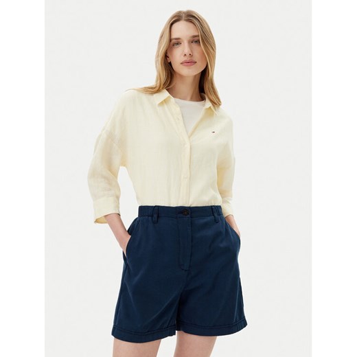 Tommy Hilfiger Koszula WW0WW46169 Żółty Loose Fit ze sklepu MODIVO w kategorii Koszule damskie - zdjęcie 182598511