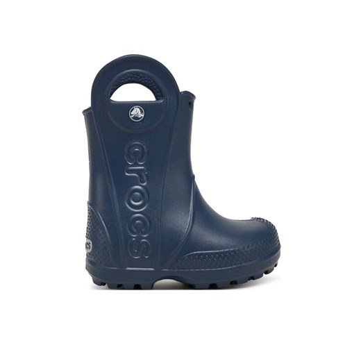 Crocs Kalosze Handle It Rain Boot T 211056 Granatowy ze sklepu MODIVO w kategorii Kalosze dziecięce - zdjęcie 182598533