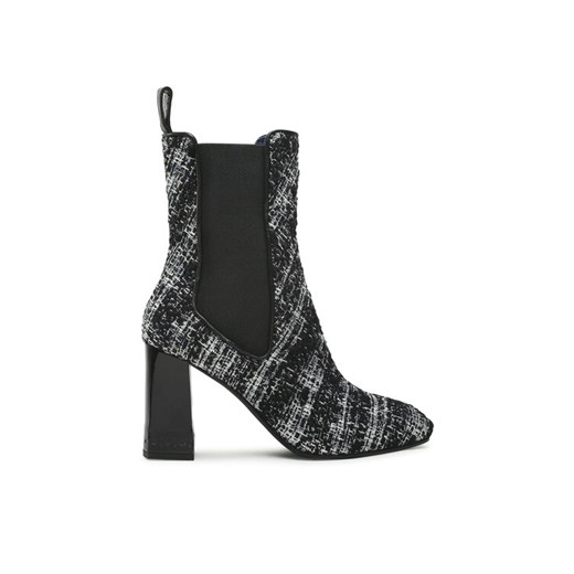 Pollini Botki SA24108G1HTN100A Czarny ze sklepu MODIVO w kategorii Botki - zdjęcie 182598651
