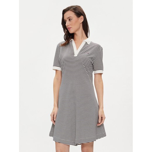 Tommy Hilfiger Sukienka letnia WW0WW41567 Granatowy Regular Fit ze sklepu MODIVO w kategorii Sukienki - zdjęcie 182598760