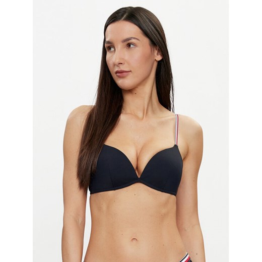 Tommy Hilfiger Góra od bikini UW0UW05372 Granatowy ze sklepu MODIVO w kategorii Stroje kąpielowe - zdjęcie 182598763