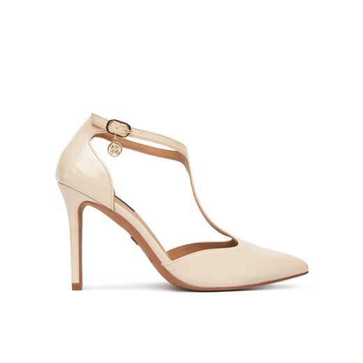 Nine West Szpilki WS21582-01 Beżowy ze sklepu MODIVO w kategorii Czółenka - zdjęcie 182598794