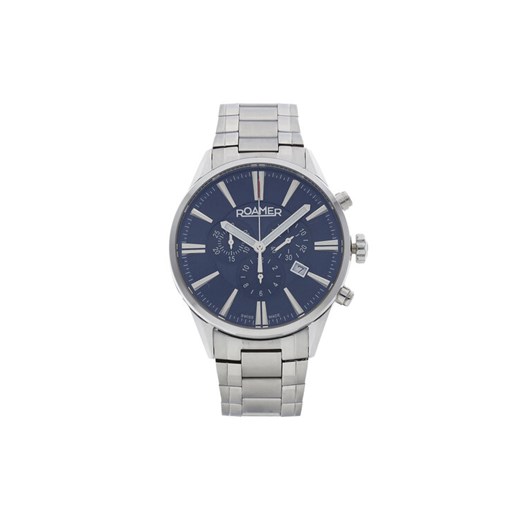 Roamer Zegarek Superior Chrono 508837 41 45 50 Srebrny ze sklepu MODIVO w kategorii Zegarki - zdjęcie 182598802