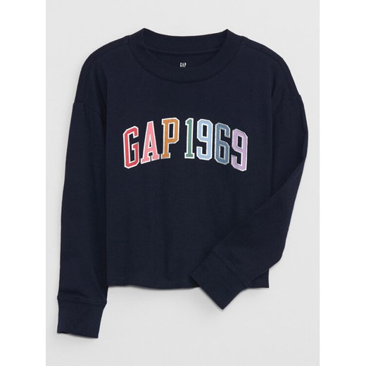 Gap Bluza 788206-00 Granatowy Regular Fit ze sklepu MODIVO w kategorii Bluzy dziewczęce - zdjęcie 182598890