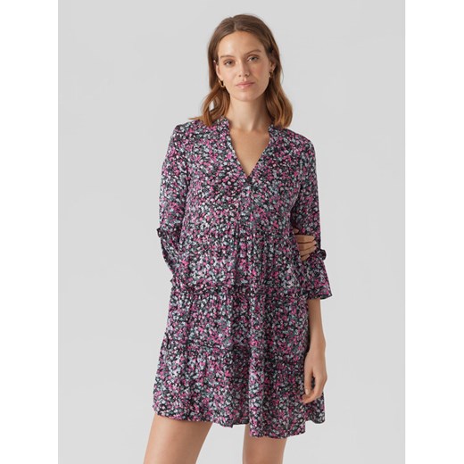 Vero Moda Sukienka letnia Easy 10297359 Kolorowy Relaxed Fit ze sklepu MODIVO w kategorii Sukienki - zdjęcie 182598922