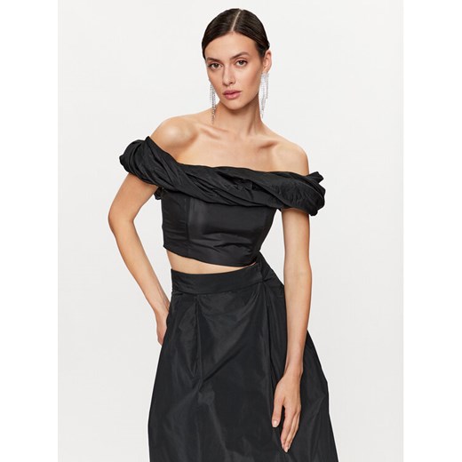 Pinko Bluzka Moderatore 101709 Y3LE Czarny Slim Fit ze sklepu MODIVO w kategorii Bluzki damskie - zdjęcie 182598991