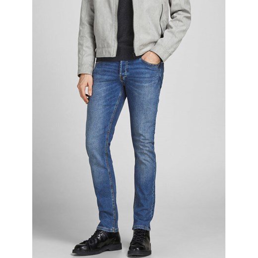 Jack&Jones Jeansy Glenn 12184473 Niebieski Slim Fit ze sklepu MODIVO w kategorii Jeansy męskie - zdjęcie 182599032