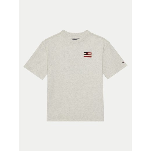Tommy Hilfiger T-Shirt KB0KB09531 D Szary Regular Fit ze sklepu MODIVO w kategorii T-shirty chłopięce - zdjęcie 182599050