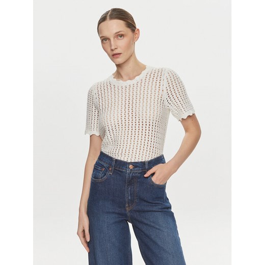 Gap T-Shirt 864914 Biały Regular Fit ze sklepu MODIVO w kategorii Bluzki damskie - zdjęcie 182599124
