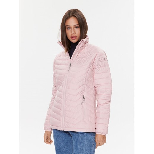 Columbia Kurtka przejściowa Powder Lite™ Jacket Różowy Regular Fit ze sklepu MODIVO w kategorii Kurtki damskie - zdjęcie 182599140