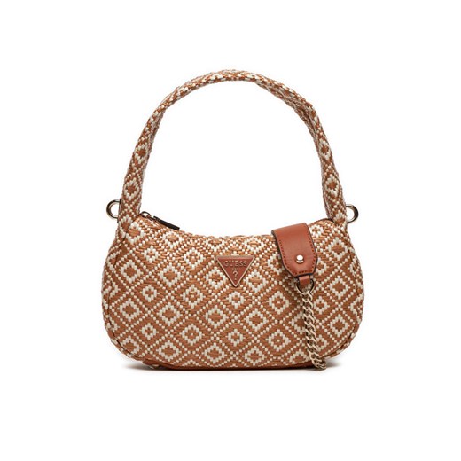 Guess Torebka Rianee Hobo HWWR92 28020 Brązowy ze sklepu MODIVO w kategorii Torebki bagietki - zdjęcie 182599161