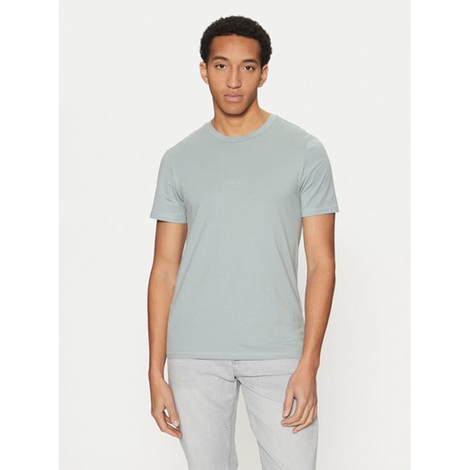 Guess T-Shirt M2YI72 I3Z14 Błękitny Slim Fit ze sklepu MODIVO w kategorii T-shirty męskie - zdjęcie 182599194