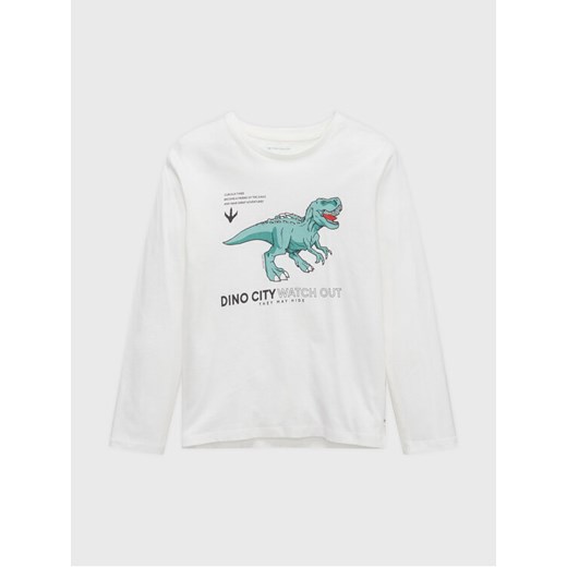 Tom Tailor Bluzka 1033083 Biały Regular Fit ze sklepu MODIVO w kategorii T-shirty chłopięce - zdjęcie 182599213