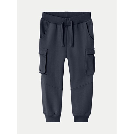 NAME IT Spodnie dresowe 13221426 Granatowy Regular Fit ze sklepu MODIVO w kategorii Spodnie chłopięce - zdjęcie 182599224