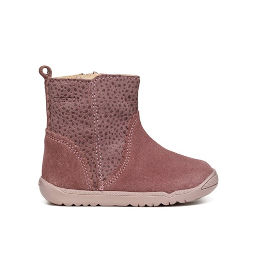Geox Kozaki B Macchia Girl B264PA 00722 C8007 Różowy ze sklepu MODIVO w kategorii Buty zimowe dziecięce - zdjęcie 182599242