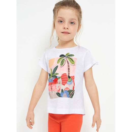 Mayoral Komplet t-shirt i legginsy 3783 Pomarańczowy Regular Fit ze sklepu MODIVO w kategorii Komplety dziewczęce - zdjęcie 182599382